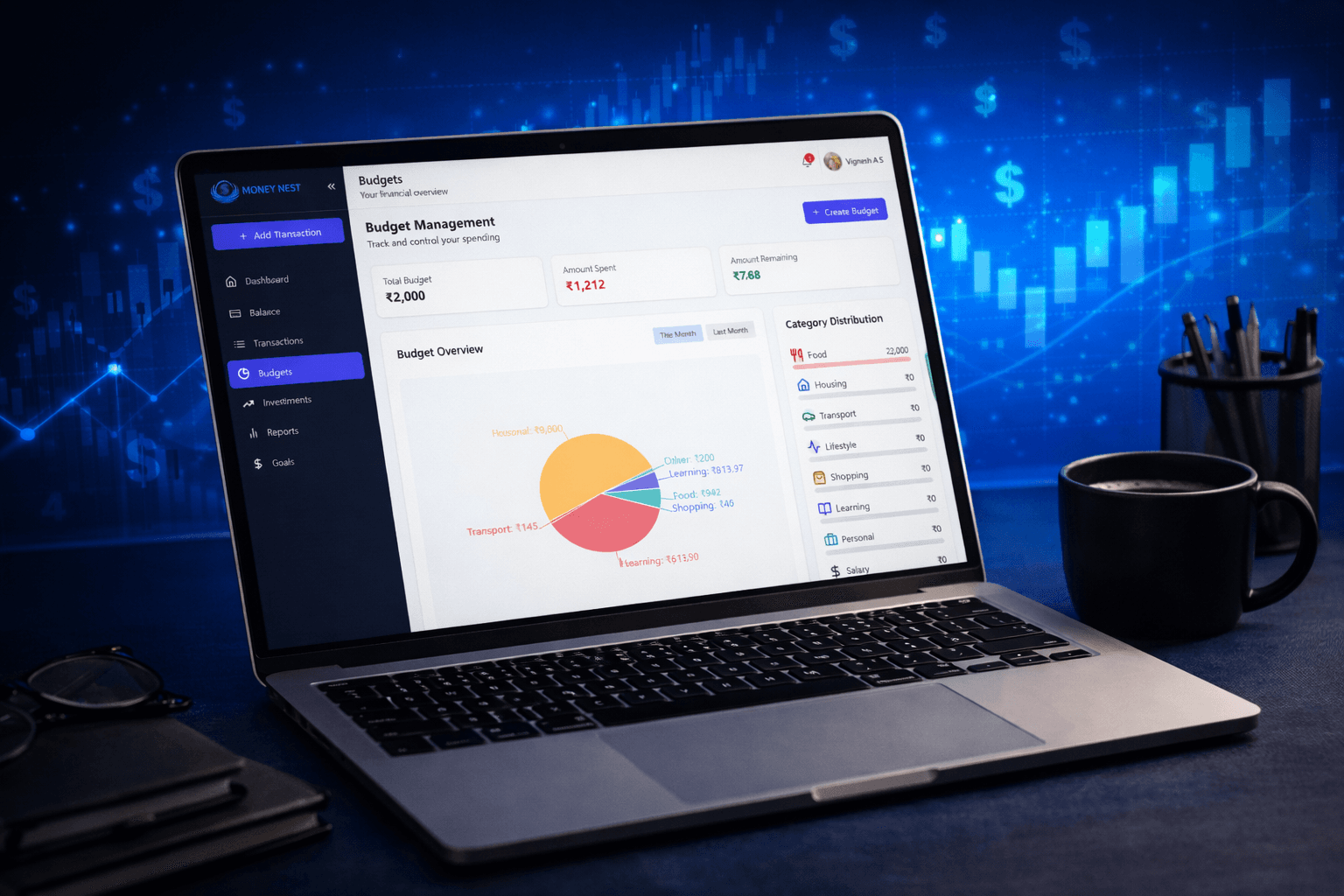 Money Nest – Expense Tracking App