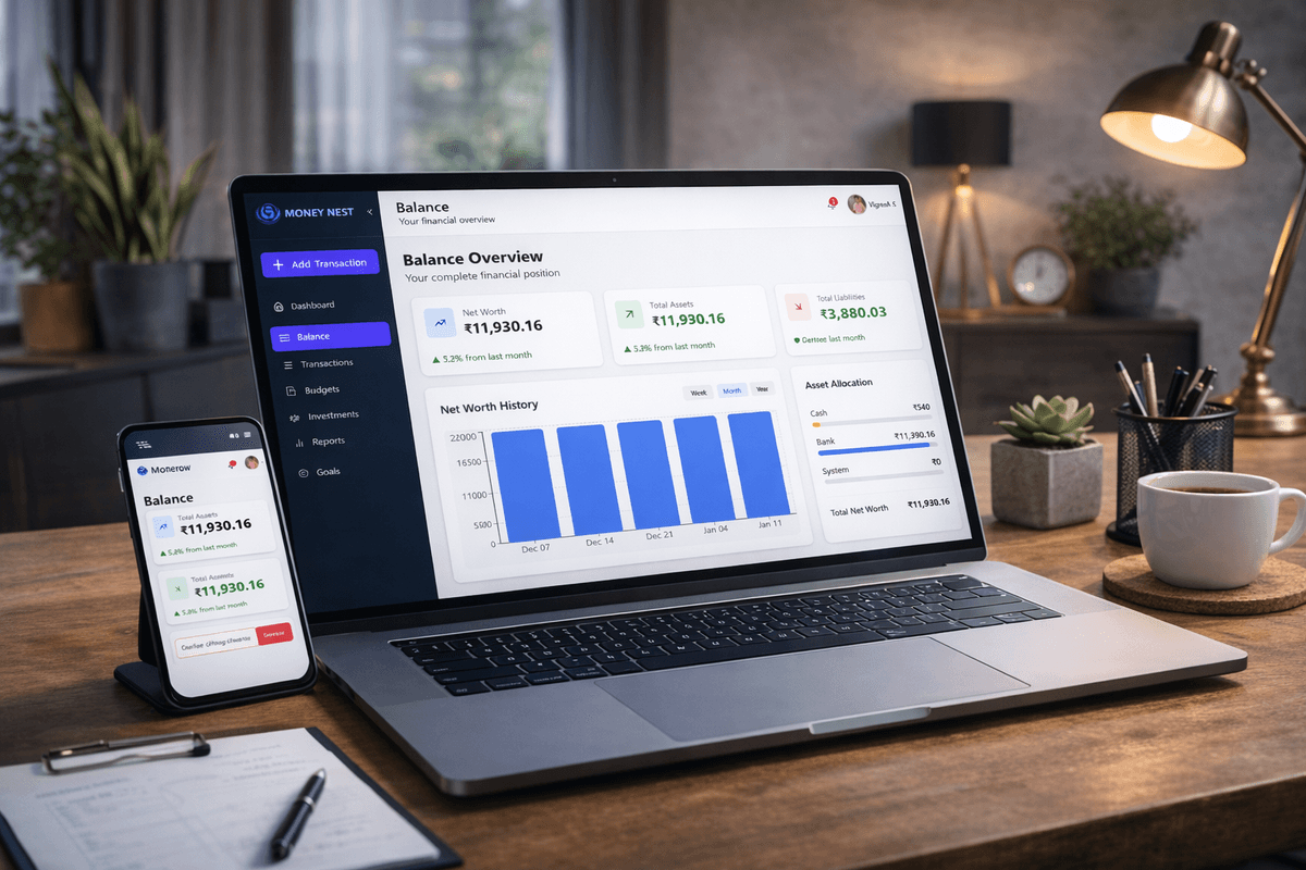 Finance App UI System