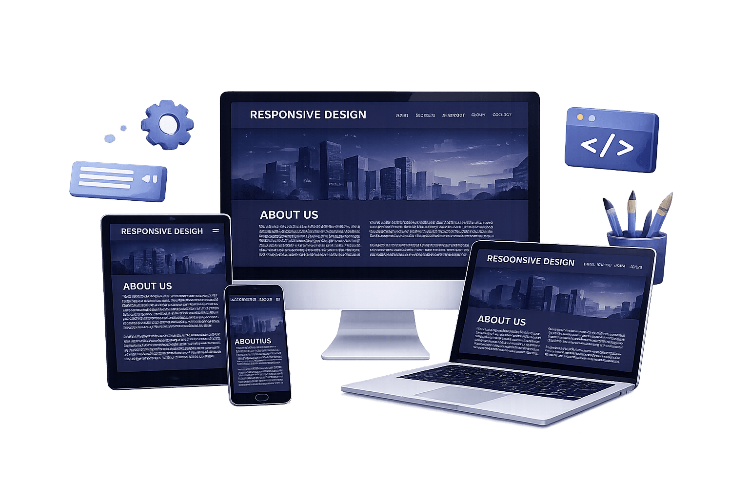 UI/UX Design Illustration