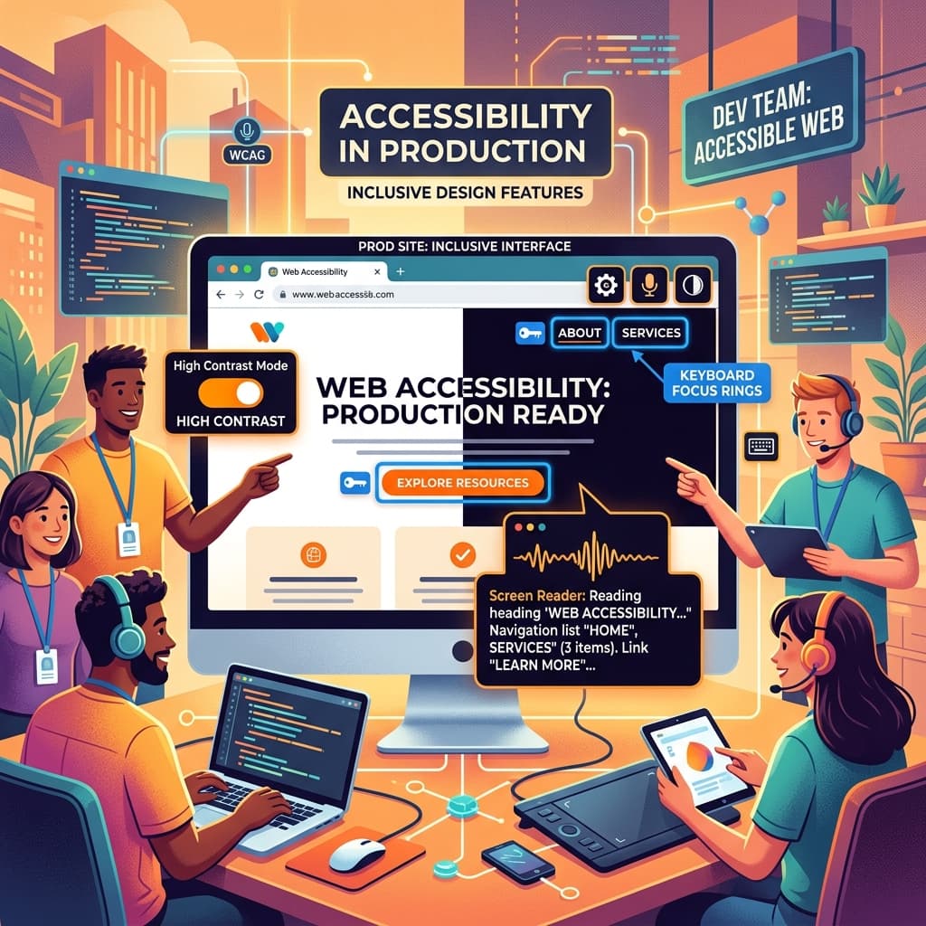 Web Accessibility for Production Teams: A Practical Playbook